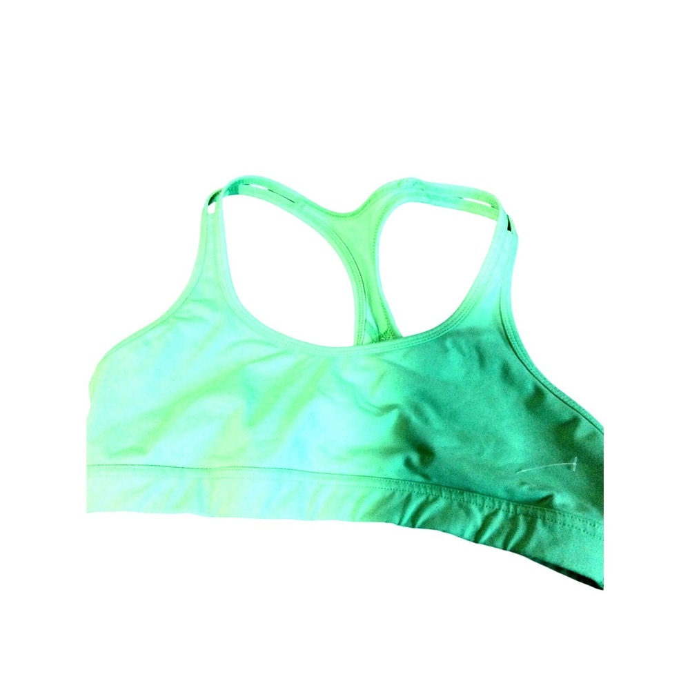 Tonic Lime‎ Green Racerback Sports Bra Workout Gym Activewear Medium Impac